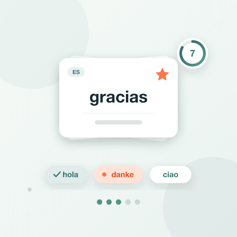 inqui.ai learner app — vocabulary practice